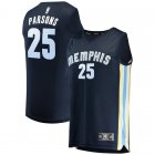 Camiseta Chandler Parsons 25 Memphis Grizzlies Icon Edition Armada Hombre
